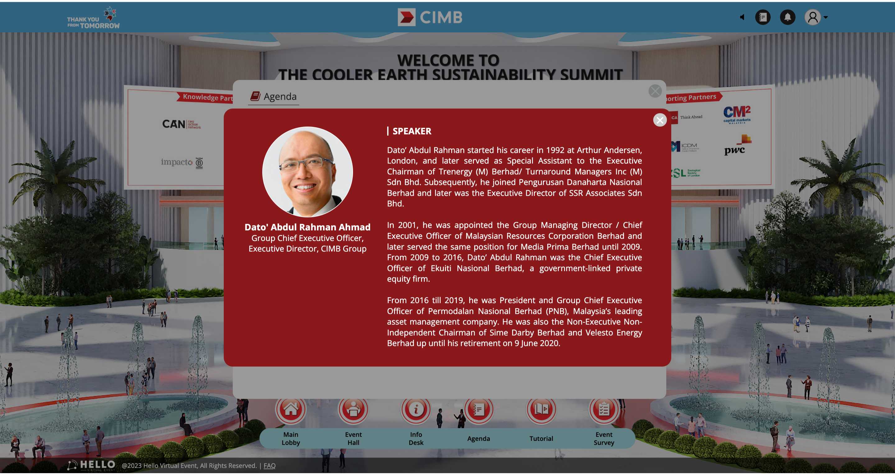 The Cooler Earth Sustainability Summit 2023 Presenter Info