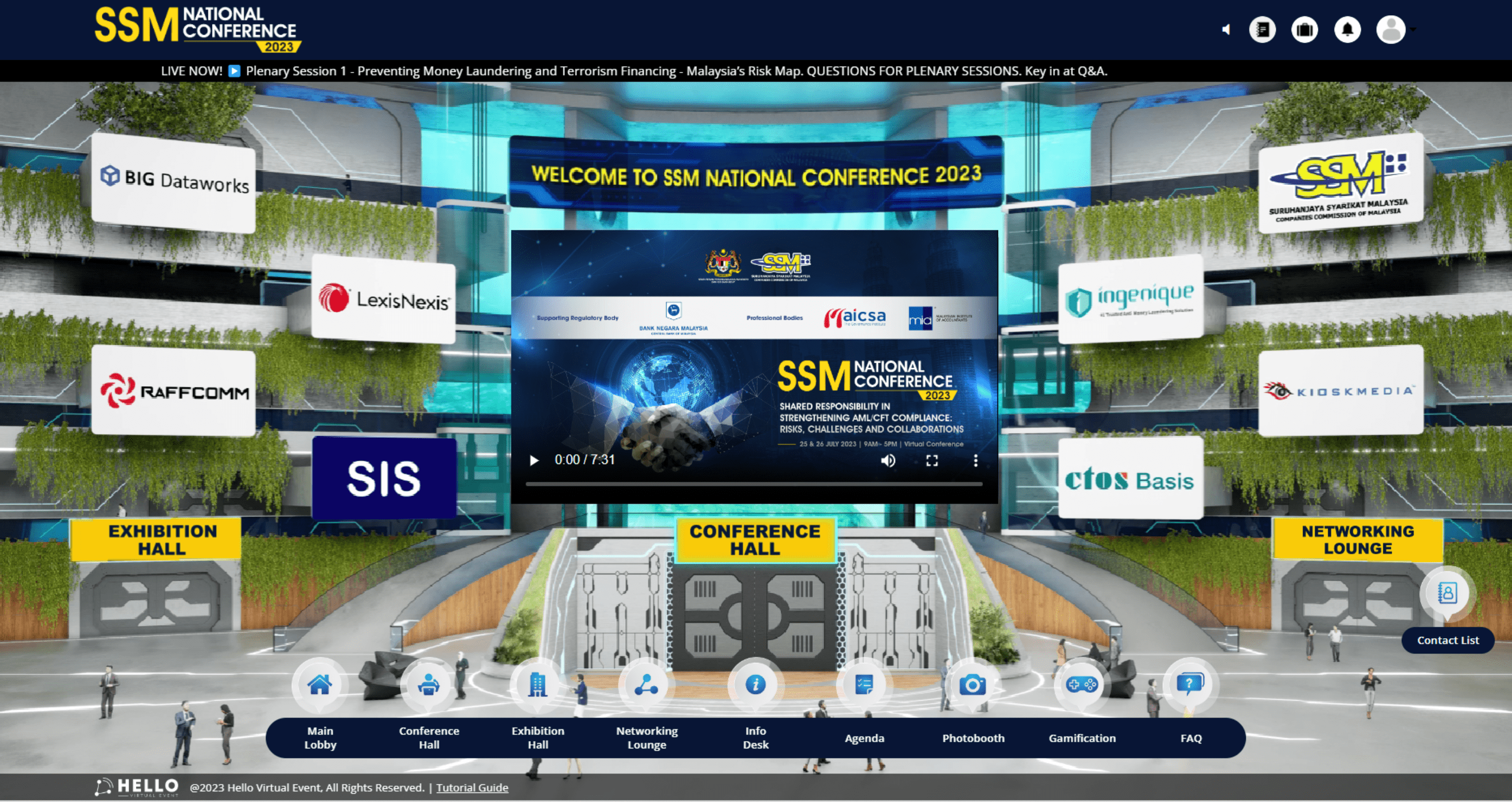 SSM National Conference 2023 Event Lobby